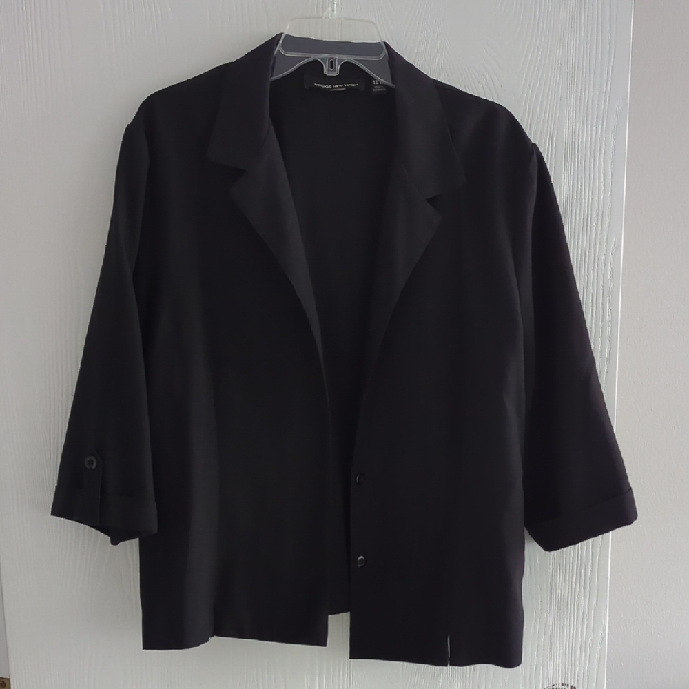 Briggs New York Women's  Black Blazer